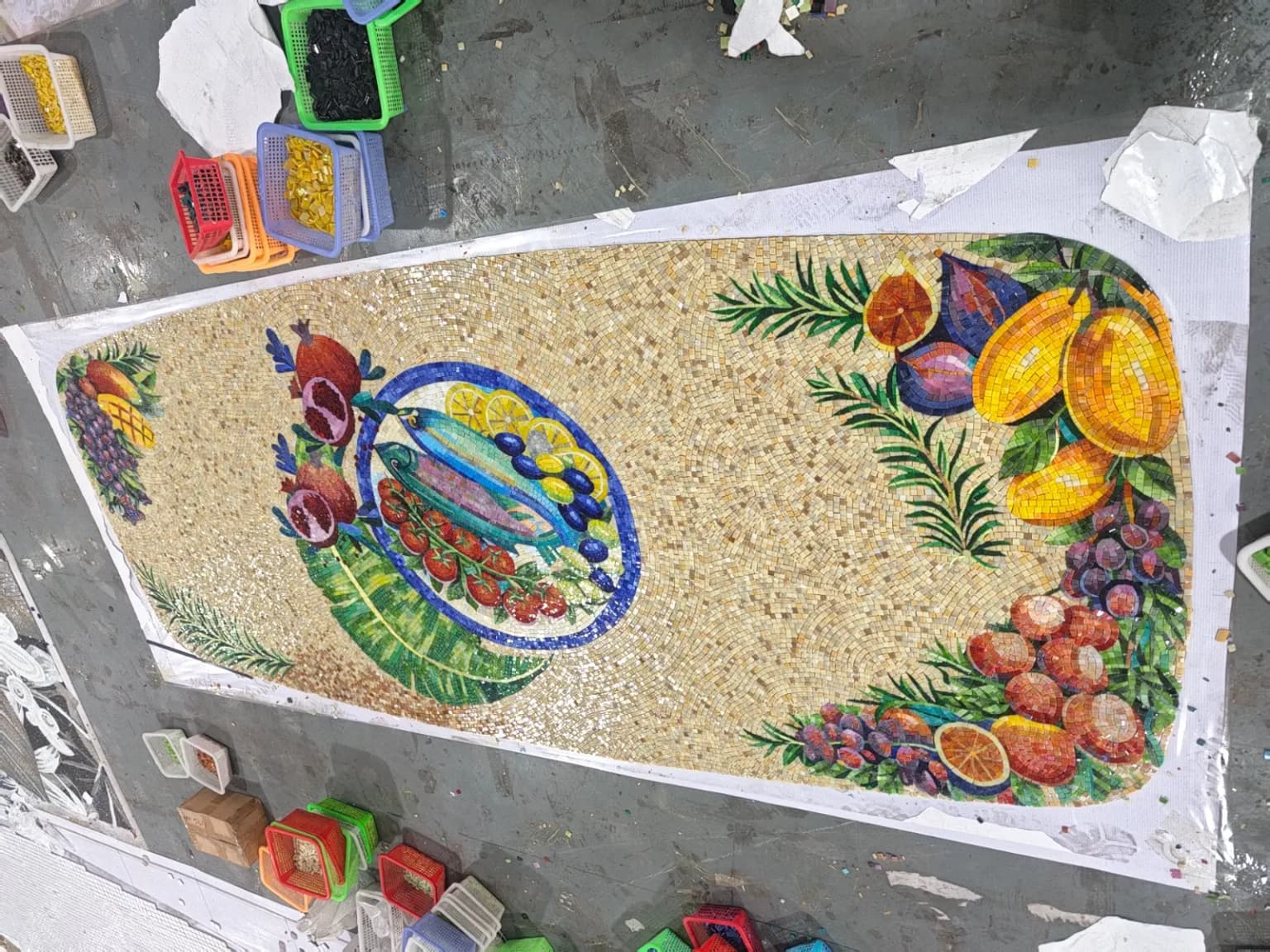 glass murals