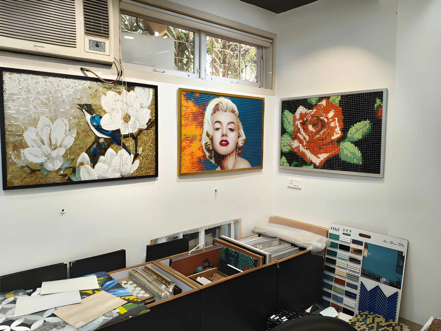 Many Mosaics on live display